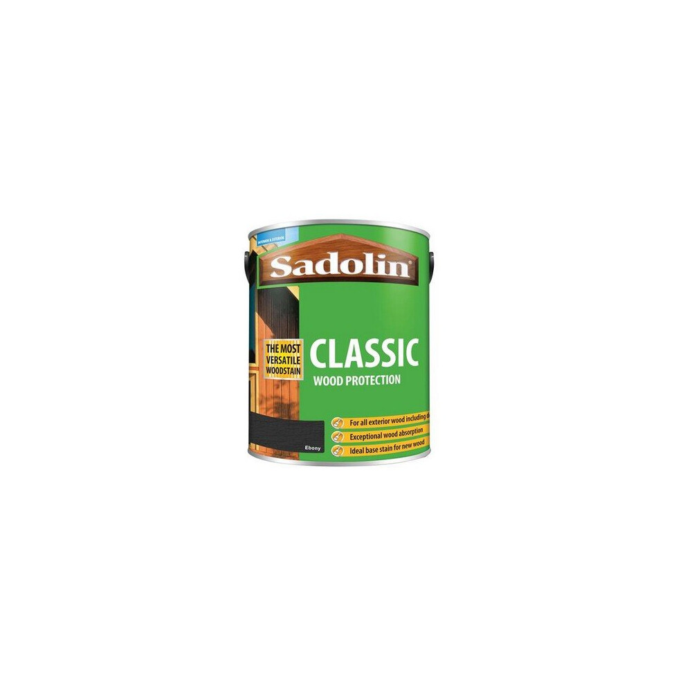 Sadolin 5012924 Classic Wood Protection Ebony 5 Litre