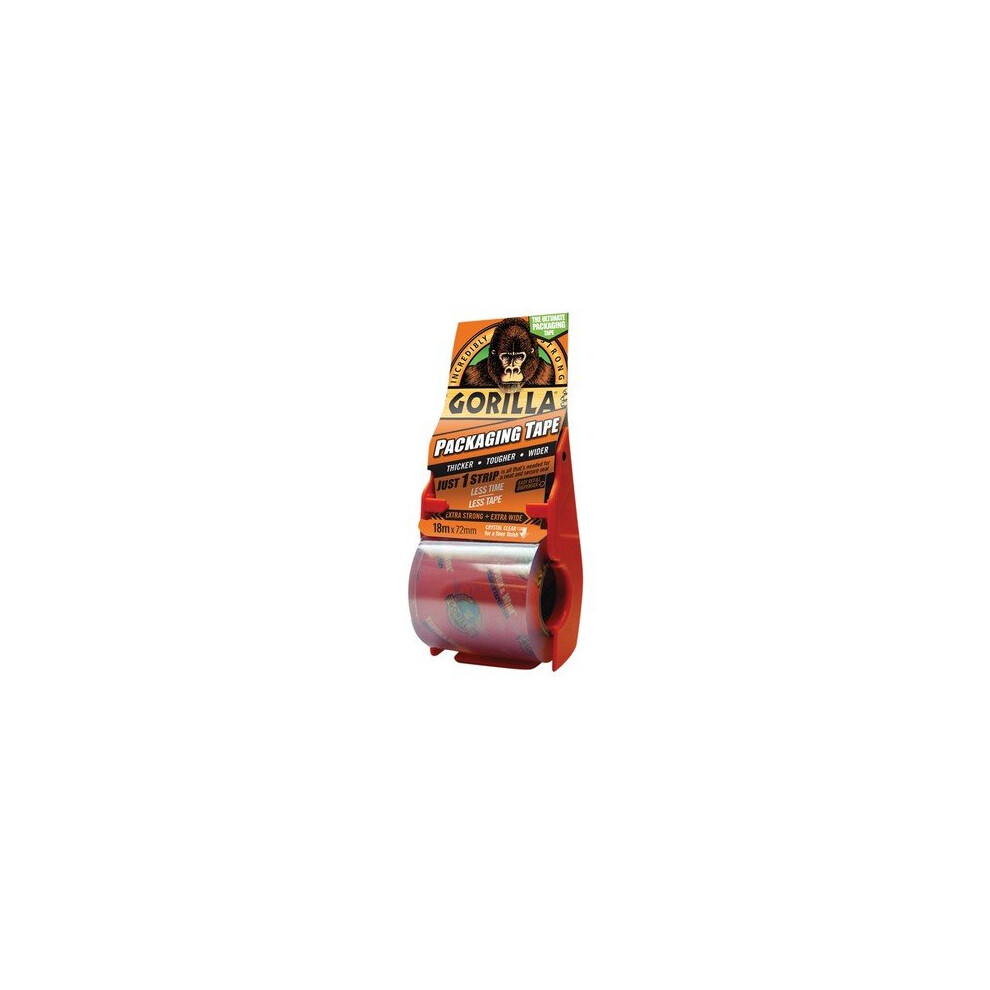 Gorilla Glue 3044801 Gorilla Packaging Tape 72mm x 18m Dispenser