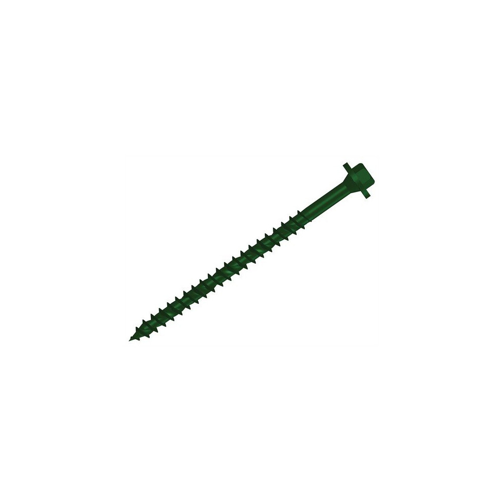 Forge FFTF7250 Hexagonal / Torx Compatible Timber T30 Screws Green 7 x 250mm Tub of 40