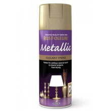 Rust-Oleum AE0110001E8 Metallic Elegant Metallic Gold Spray Paint 400ml