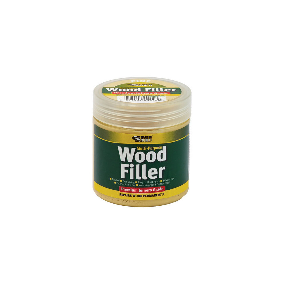 EVERBUILD MULTI PURPOSE JOINERS GRADE WOOD FILLER, 250ml, PINE
