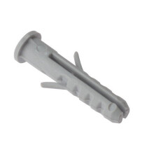 Forge 100RMD630 Nylon Wall Plug Rimmed M6 x 30mm Bag of 100