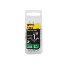 Stanley 1-PAA54T 1-PAA54 Aluminium Rivets Medium 4mm (20)