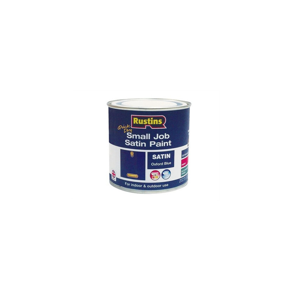 Rustins GPOBW250 Quick Dry Small Job Gloss Paint Oxford Blue 250ml