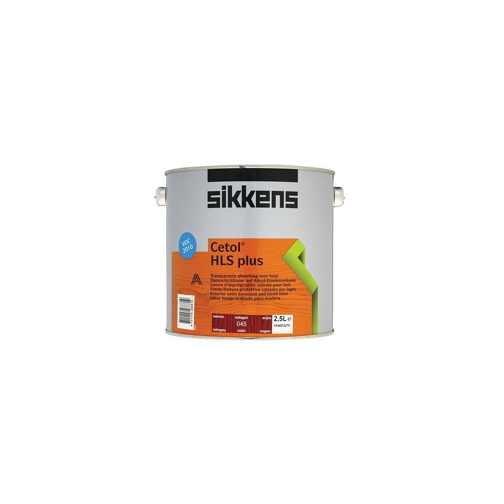 Sikkens 5085966 Cetol HLS Plus Translucent Woodstain Mahogany 2.5 Litre