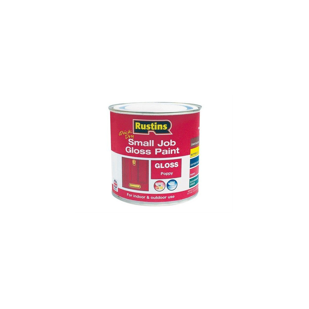 Quick Dry Small Job Gloss Paint Poppy 250Ml