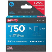 Arrow T50 Staples Size: 1/2" - 12mm Pack: 1250
