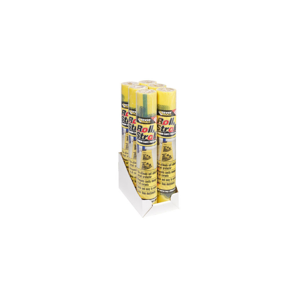 Everbuild Roll And Stroll Premium Carpet Protector 75m x 600mm