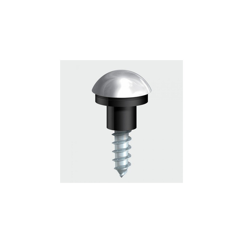 TIMco 00081CMIR200 Mirror Screw PZ2 Dome Chrome 8 x 1" Box of 200