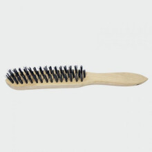 TIMco 4SBHD Wooden Handle Wire Brush Steel 4 Rows