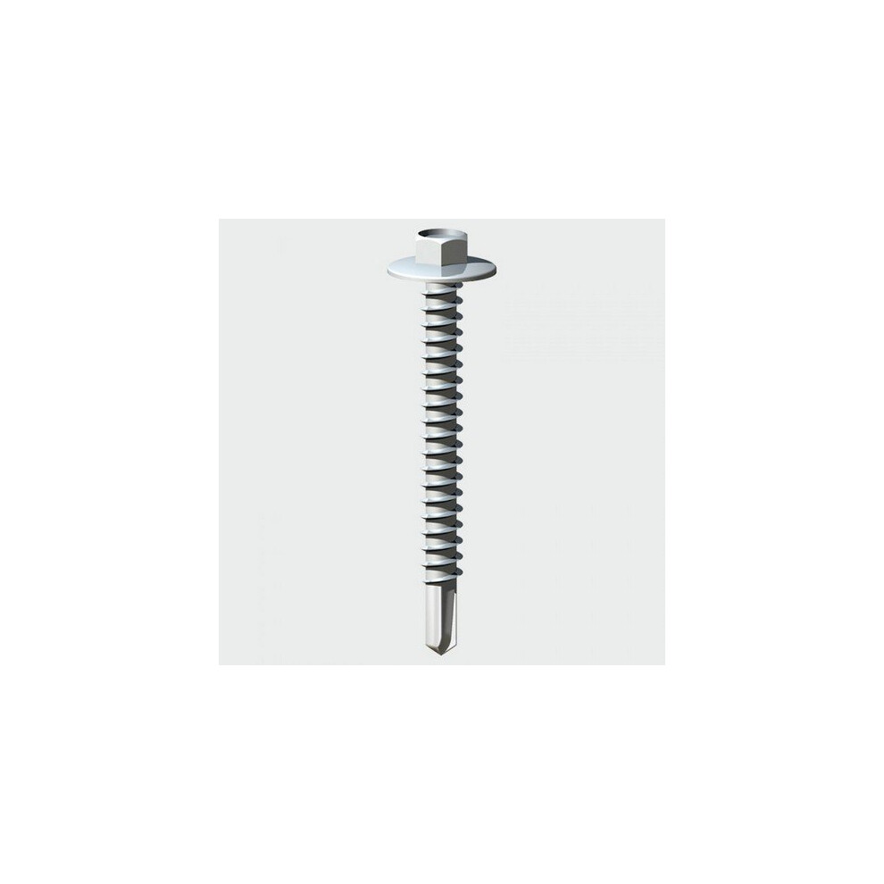 TIMco H55B Hex No.5 Self Drill Screw Silver Ruspert 5.5 x 55mm Box of 100