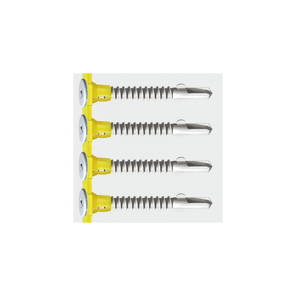 TIMco 4865COLLW Collated Wing Tip Screw BZP 4.8 x 65mm Box of 500