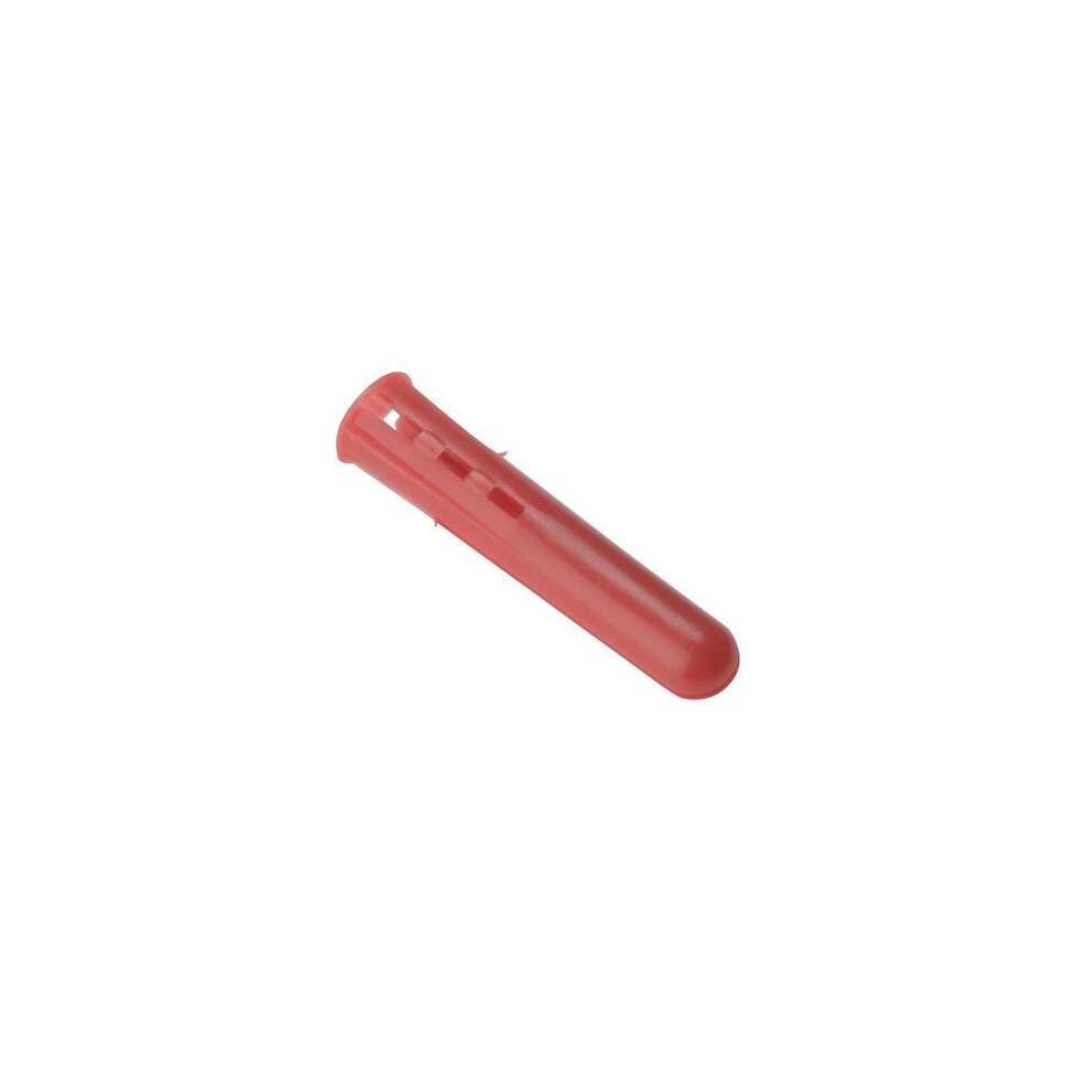 Forge EXP3 Plastic Wall Plugs Red No.6-8 Box of 1000