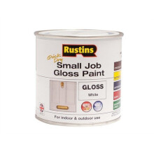 Rustins GPWHW250 Schnelltrocknende Glanzfarbe Weiß für Kleine Arbeiten 250 ml