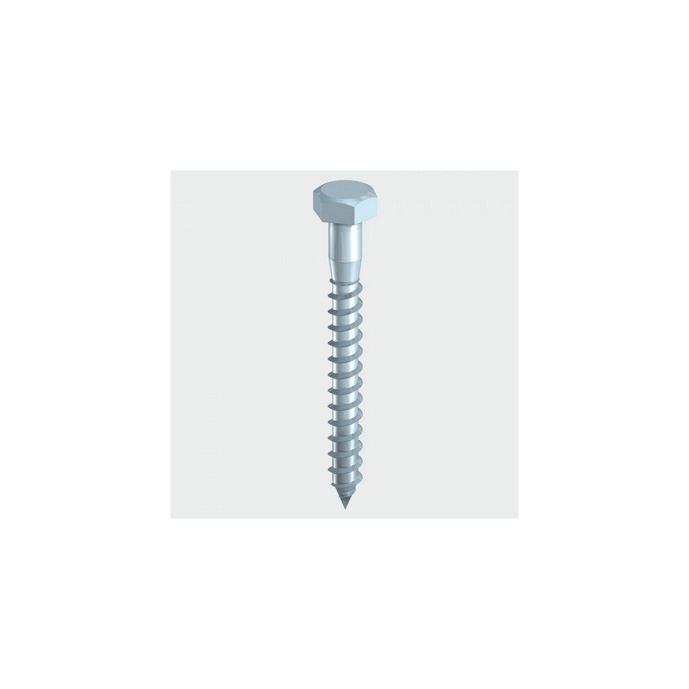 TIMco 0680CSCP Coach Screw BZP 6.0 x 80 Bag of 10