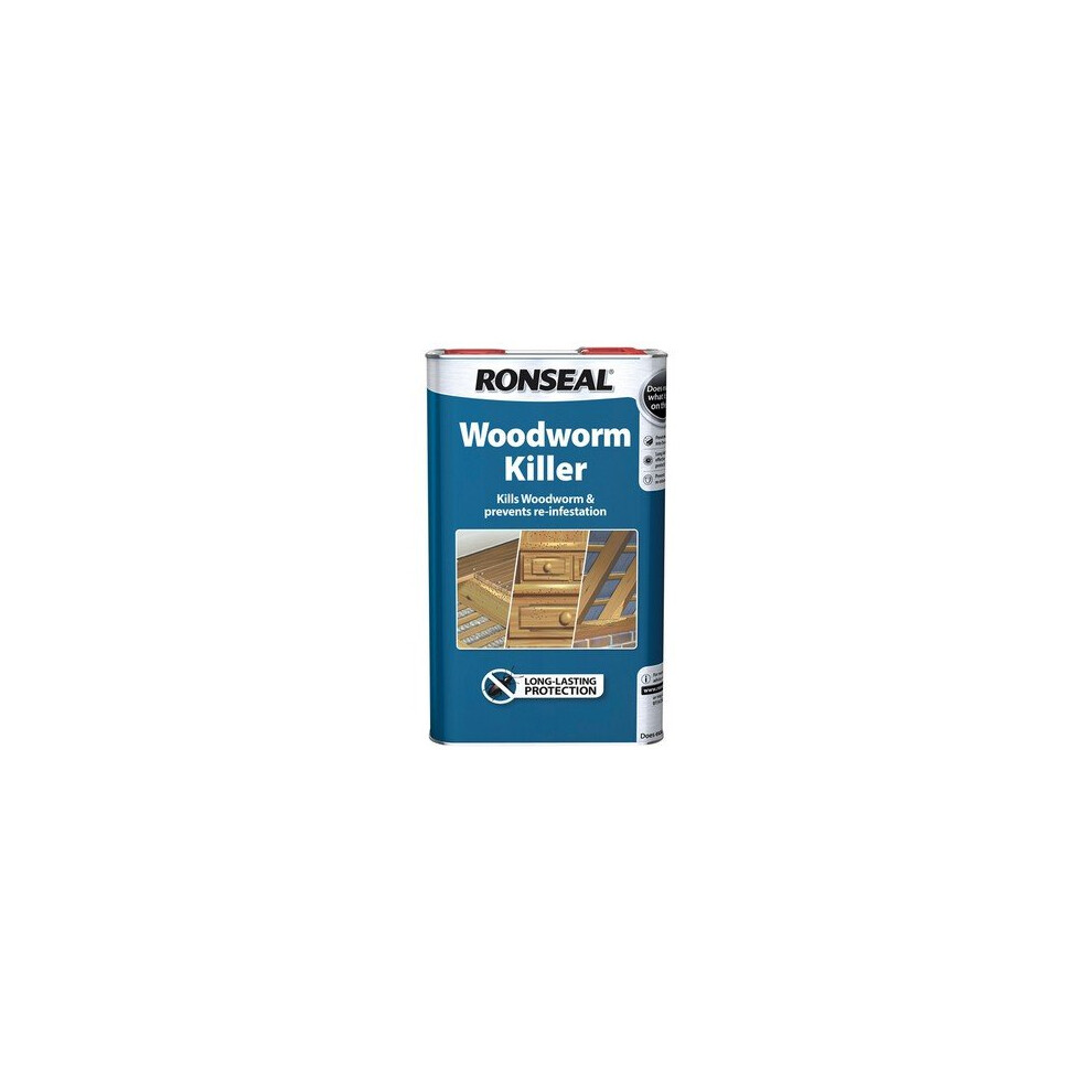 Ronseal 37662 Woodworm Killer 5 Litre