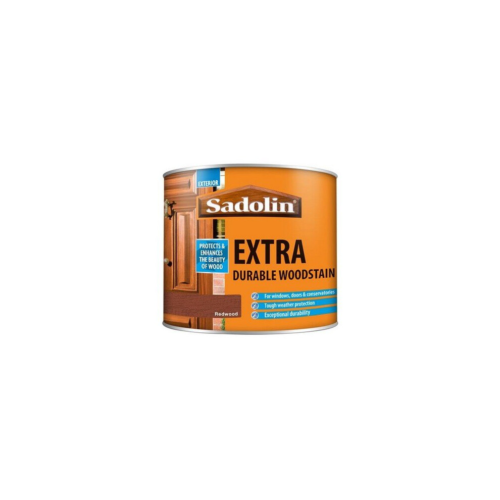 Sadolin 5028544 Extra Durable Woodstain Redwood 500ml