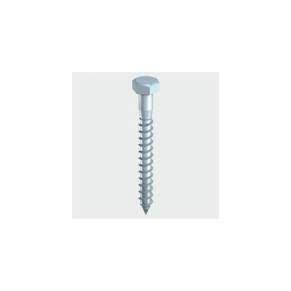 TIMco 10160CSC Coach Screw BZP 10.0 x 160mm Box of 25