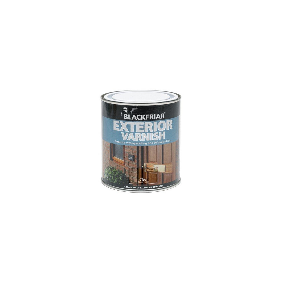Blackfriar BF0090001F1 Exterior Varnish UV66 Clear Gloss 250ml