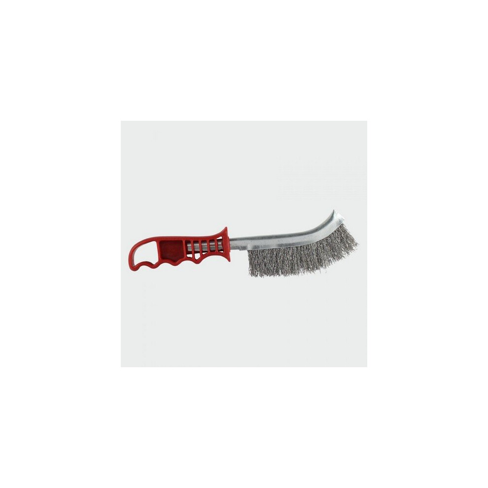 TIMco RWHB Red Handle Wire Brush Steel 255mm