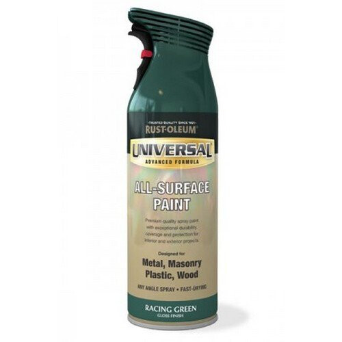 Rust-Oleum Rust-Oleum AE0160012E8 Universal All Surface Racing Green Gloss Spray Paint 400ml