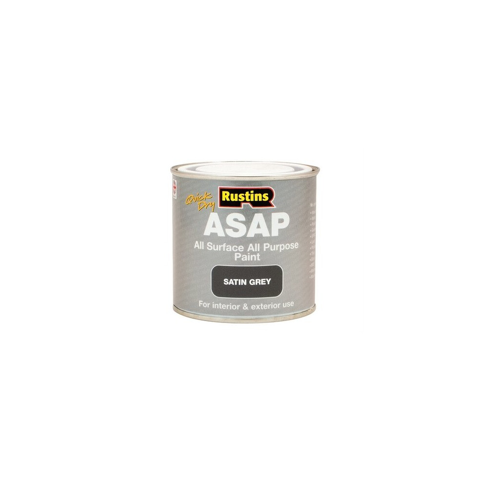 Rustins ASAPAG500 ASAP Paint Grey 500ml