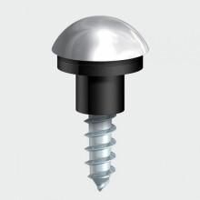 TIMco 08114CMIRP Mirror Screw PZ2 Dome Chrome 8 x 1.1/4" Bag of 10