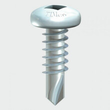 TIMco 00812SPSD Pan Head Self Drill Screw Square Head BZP 8 x 1/2" Box of 1,000