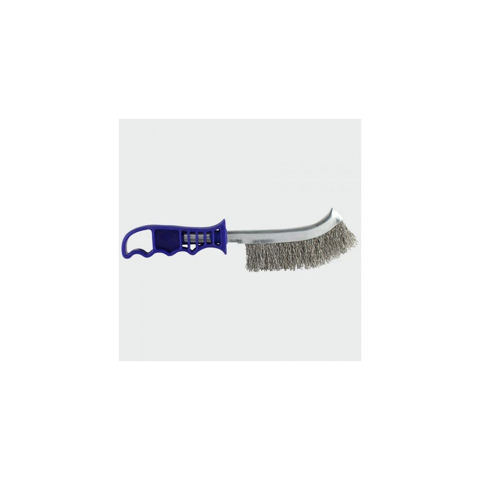 TIMco BWHB Blue Handle Wire Brush SS 255mm