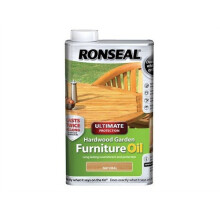 Ronseal 37355 Ultimate Protection Olio per mobili da giardino in legno duro naturale trasparente 500ml