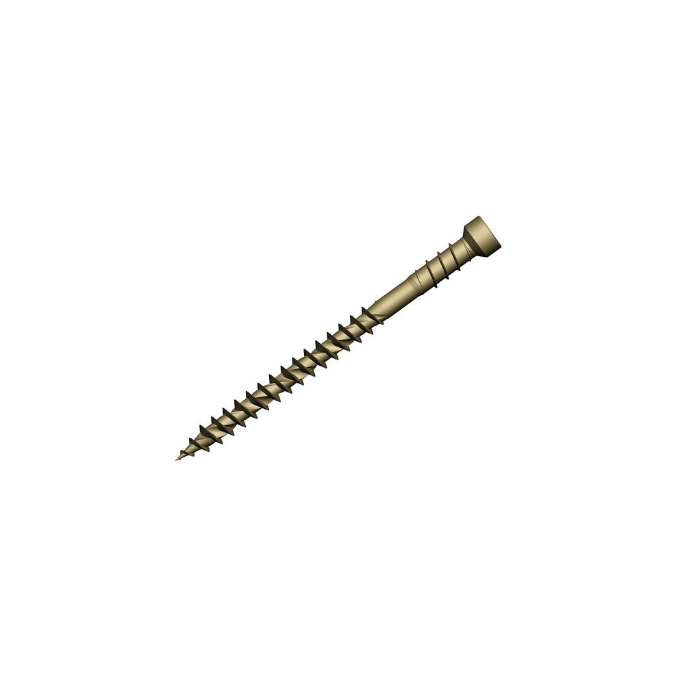 Forge FFDSC4560TT Reduced Head Torx Compatible Decking Screws Tan 4.5 x 60mm Tub of 500