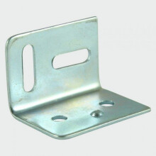 TIMco 38SPL Stretcher Plate 38x25x29mm - Zinc-Plated, Slotted Holes, Flush Countersunk
