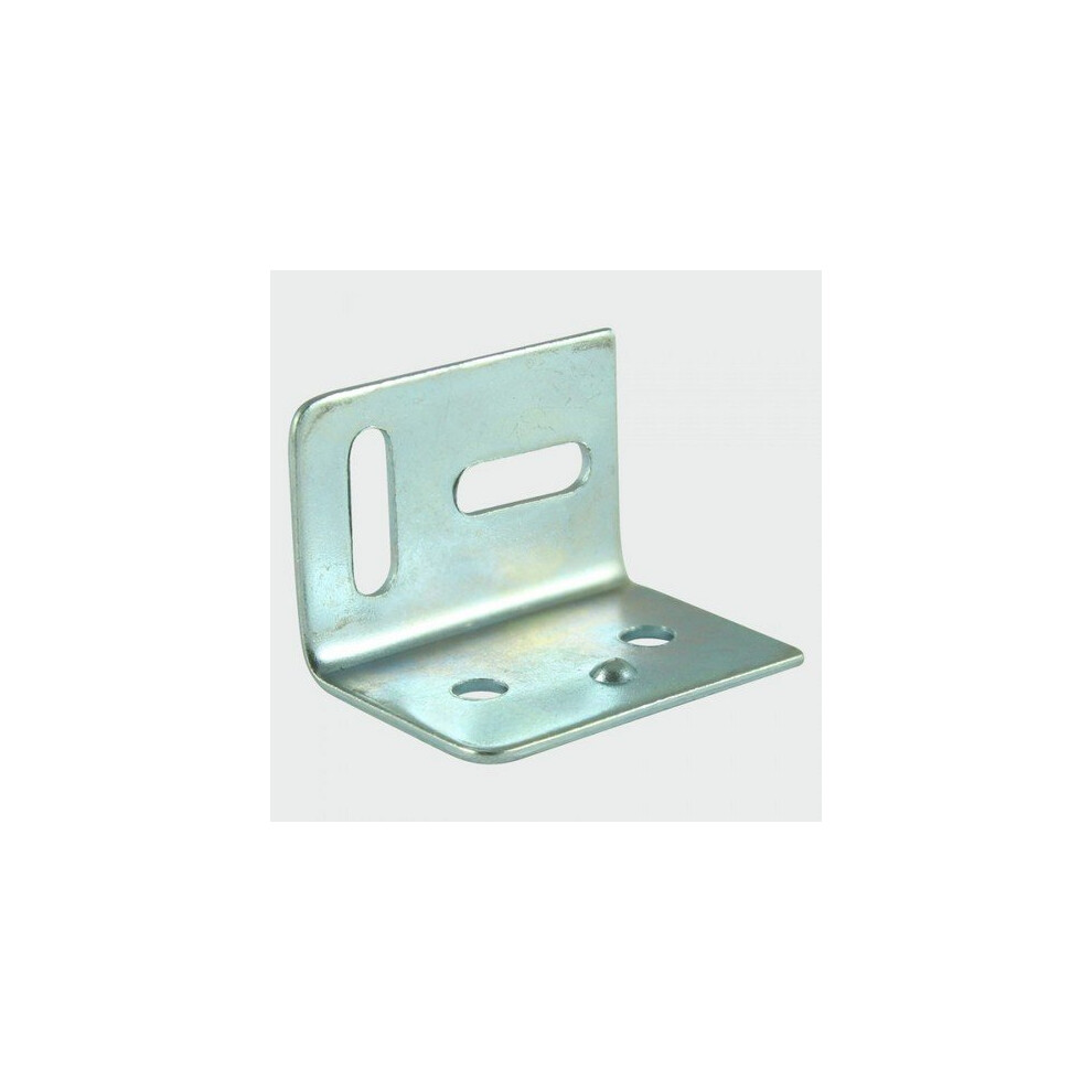 Timco 38Spl Stretcher Plate 38X25x29mm - Zinc-Plated, Slotted Holes, Flush Countersunk