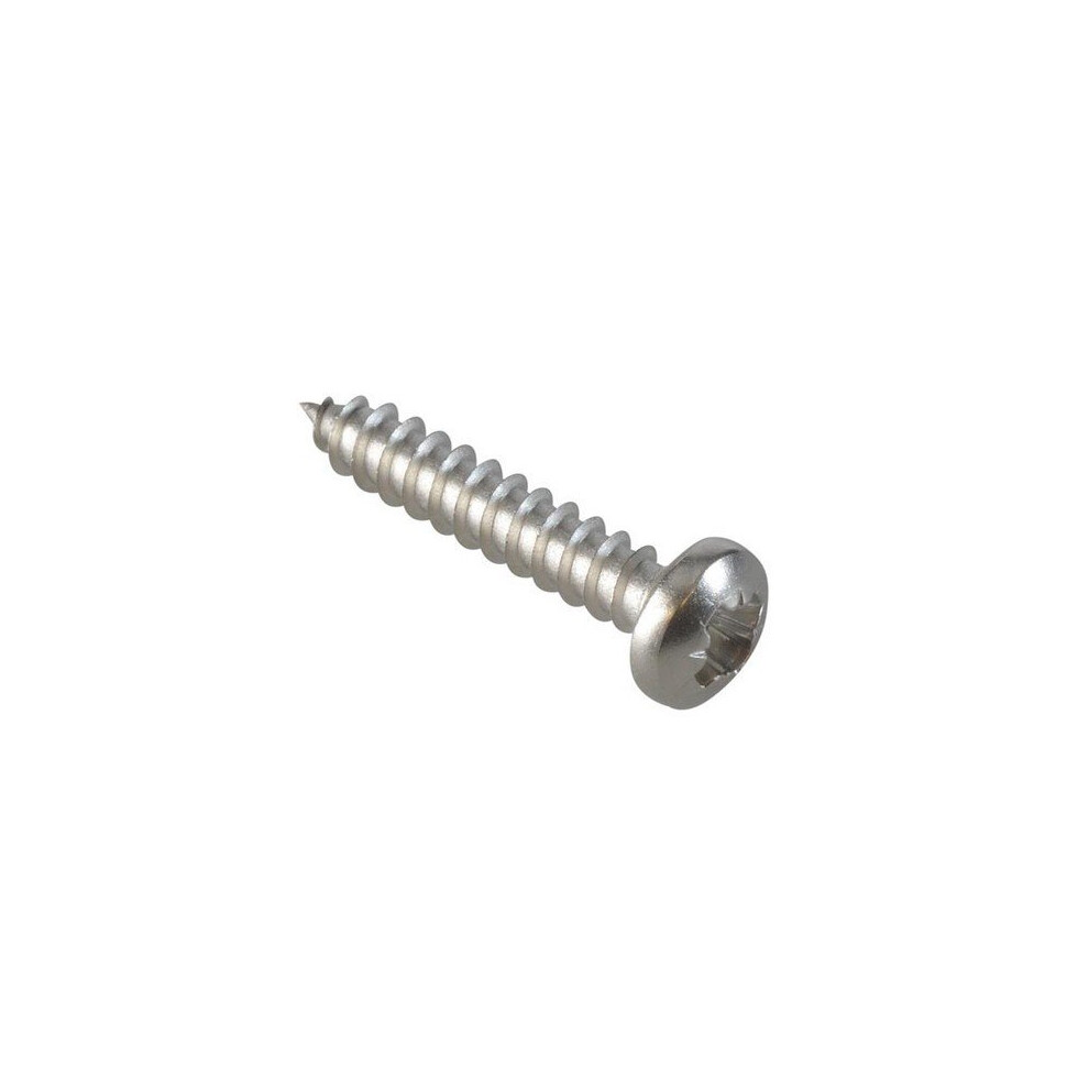 Forgefix FPSTPP346SS Self-Tapping Screw Pozi Pan A2 SS  3/4in x 6 ForgePack 40