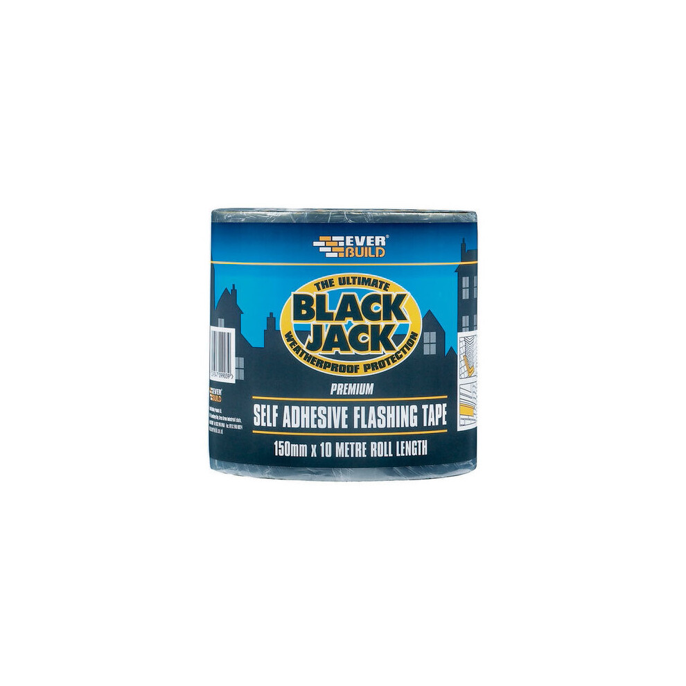Everbuild Black Jack Flashing Tape 150mm x 3m