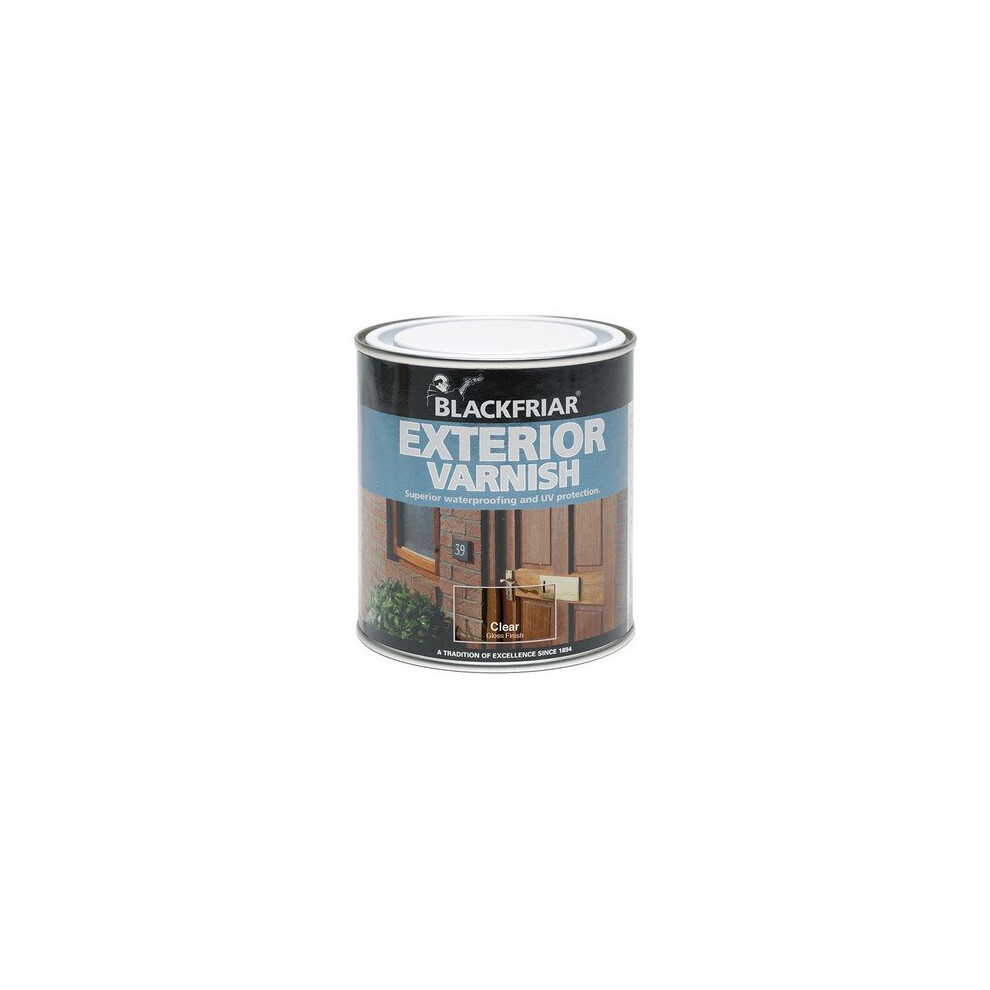Blackfriar BF0090002E3 Exterior Varnish UV77 Clear Satin 500ml