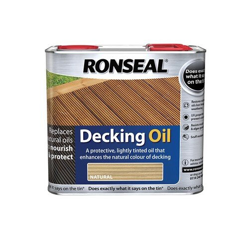 Ronseal Ronseal 34771 Decking Oil Natural Cedar 2.5 Litre