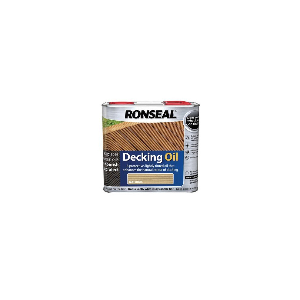 Ronseal 34771 Decking Oil Natural Cedar 2.5 Litre