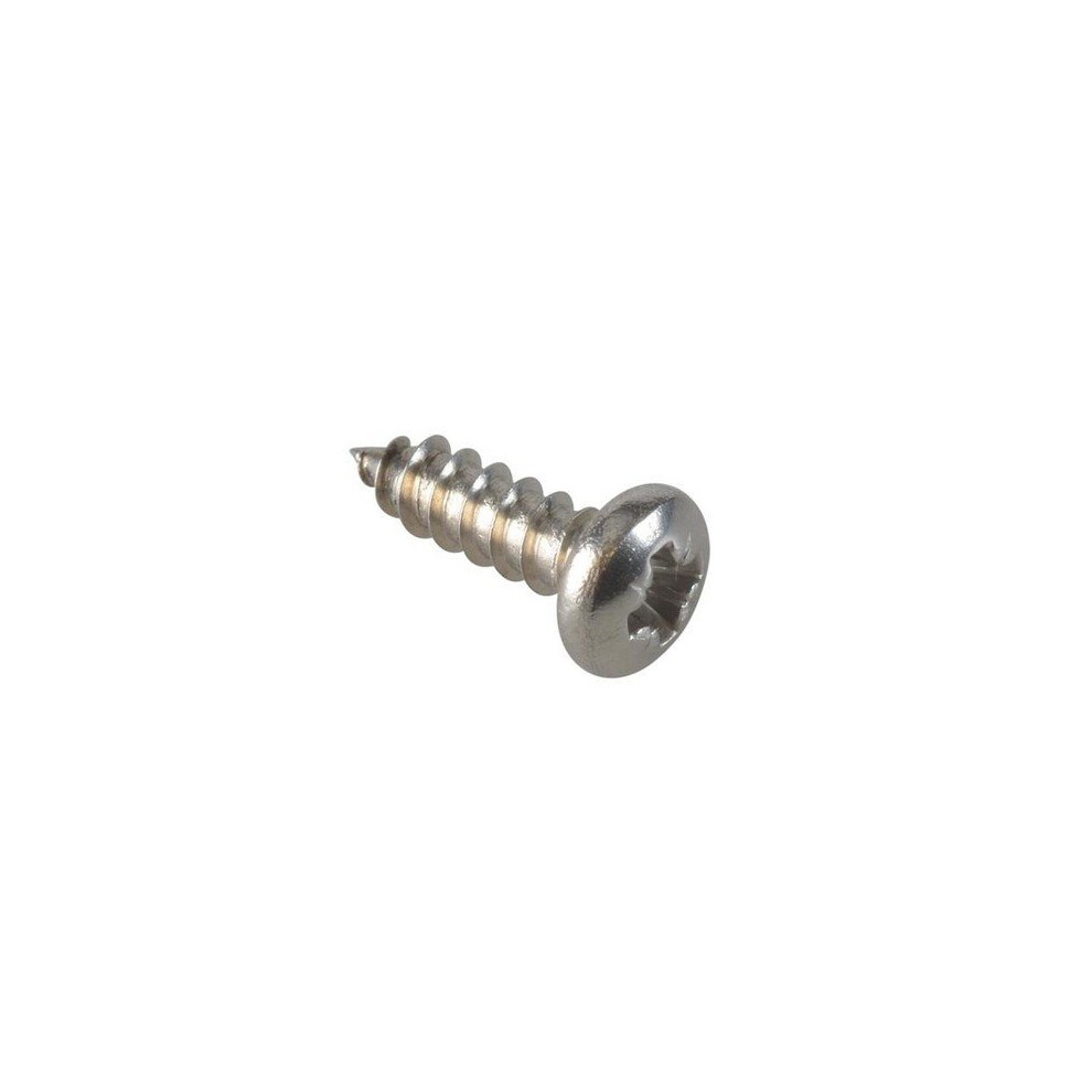 Forgefix Fpstpp384ss Self-Tapping Screw Pozi Pan A2 Ss 3/8In X 4 Forgepack 80