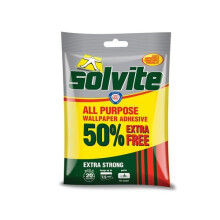 Solvite 1082578 All Purpose Wallpaper Paste Sachet 5 Roll + 50% Free