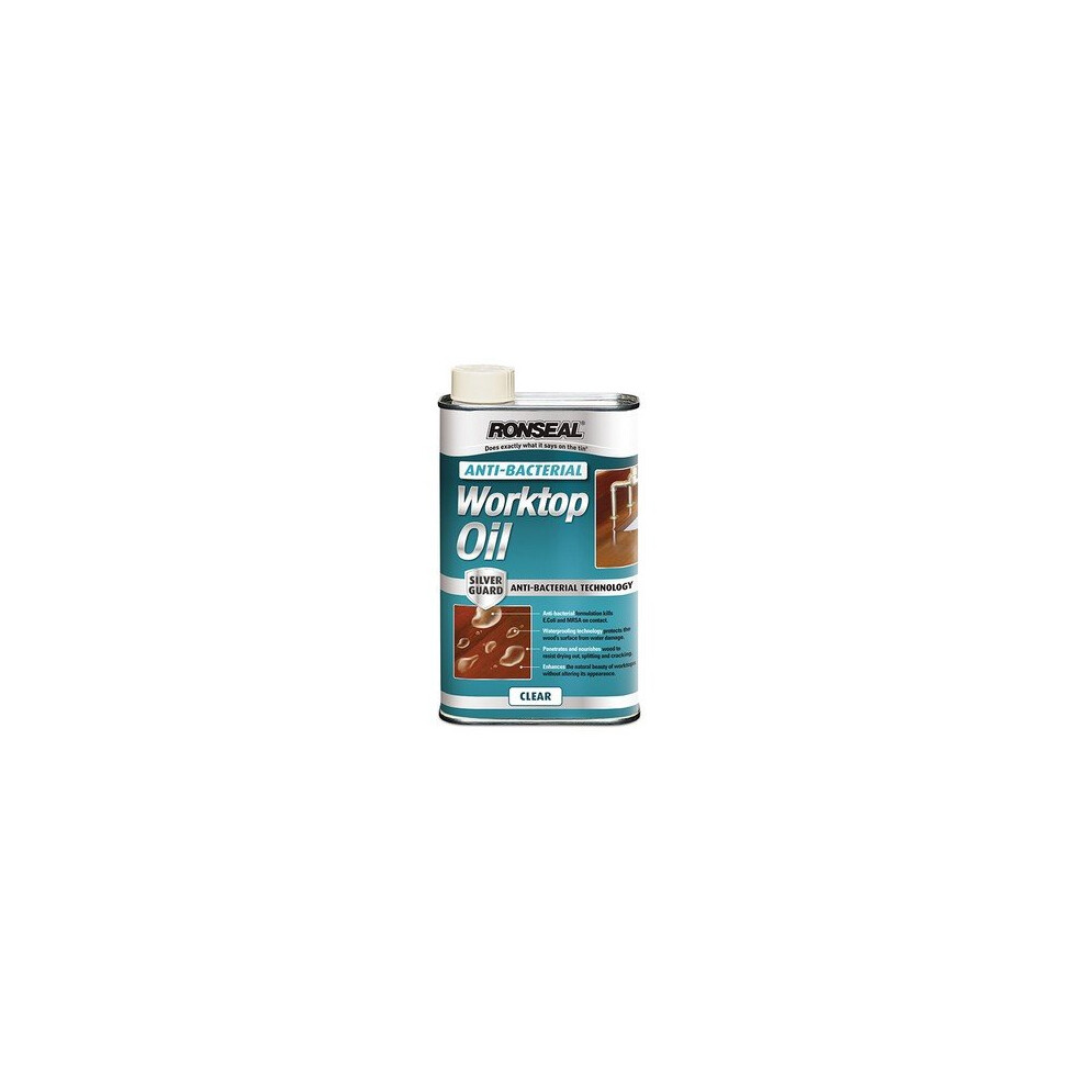 Ronseal 36223 Anti-Bacterial Worktop Oil 500ml