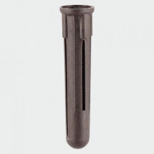 TIMco BPLUGP Brown Plastic Plug 35mm Bag of 20