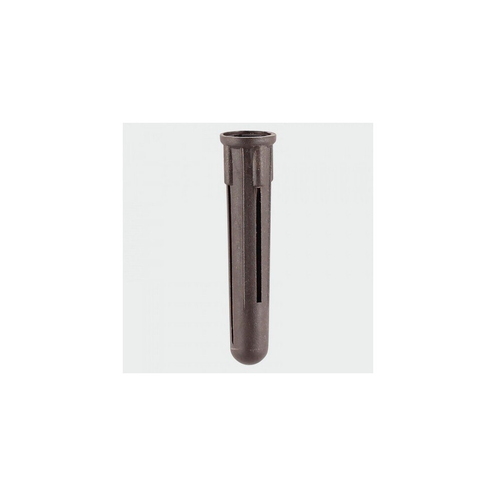 TIMco BPLUGP Brown Plastic Plug 35mm Bag of 20