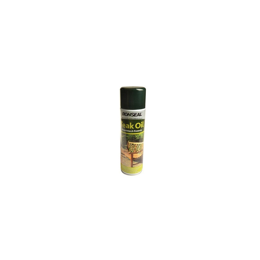 Ronseal 35820 Teak Oil Aerosol 500ml