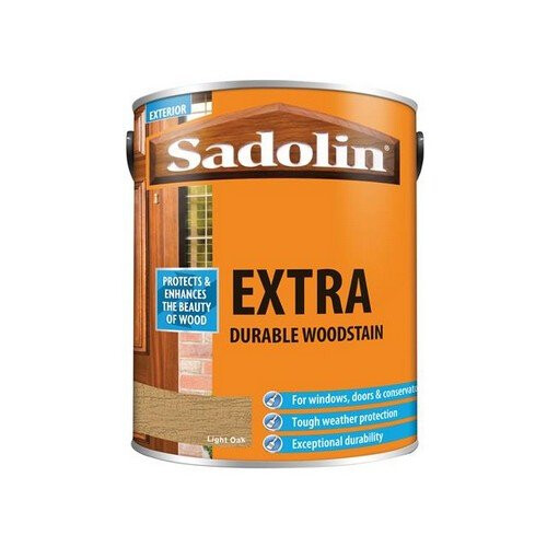 Sadolin Sadolin 5013002 Extra Durable Woodstain Light Oak 5 Litre