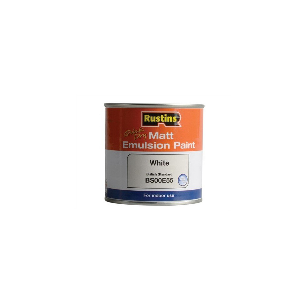 Quick Dry Matt Emulsion Paint White 250Ml