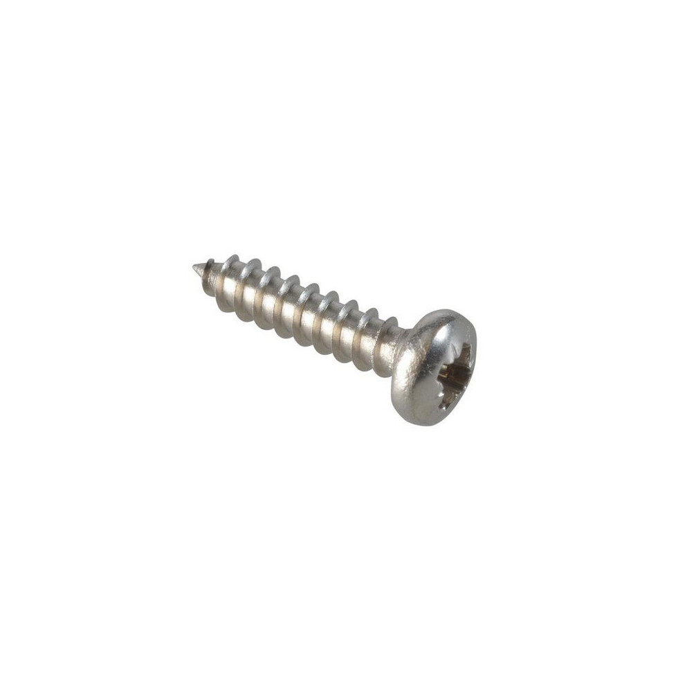 Forgefix Fpstpp124ss Self-Tapping Screw Pozi Pan A2 Ss 1/2In X 4 Forgepack 60