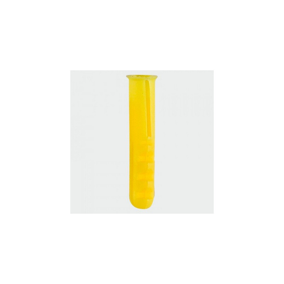 TIMco YPLUGP Yellow Plastic Plug Bag of 50