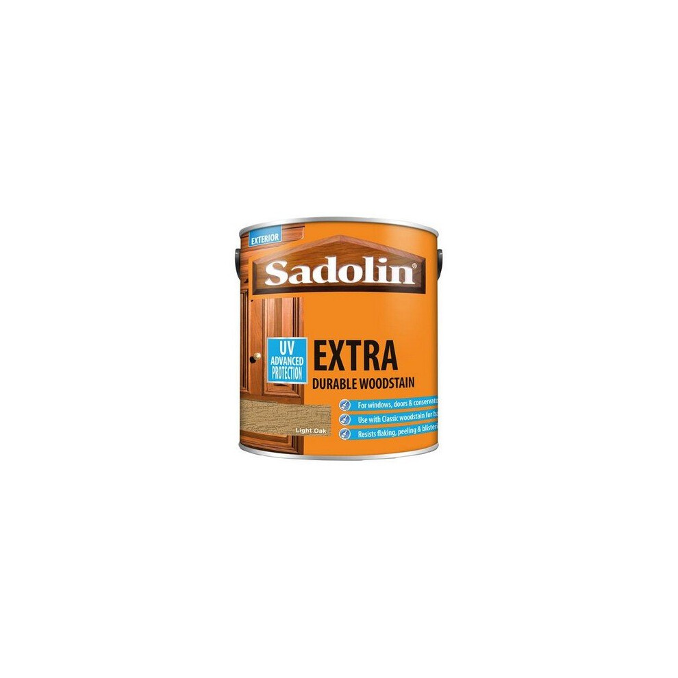 Sadolin 5012993 Extra Durable Woodstain Light Oak 2.5 Litre