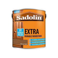 Sadolin 5028552 Extra Durable Woodstain Burma Teak 2.5 Litre